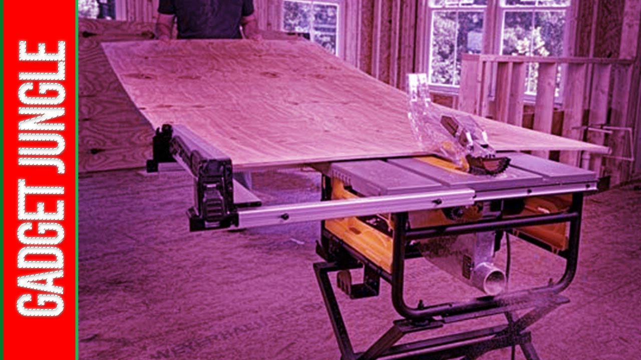 DEWALT DWE7480 Review - The Best Portable Table Saw Of 2023 - YouTube