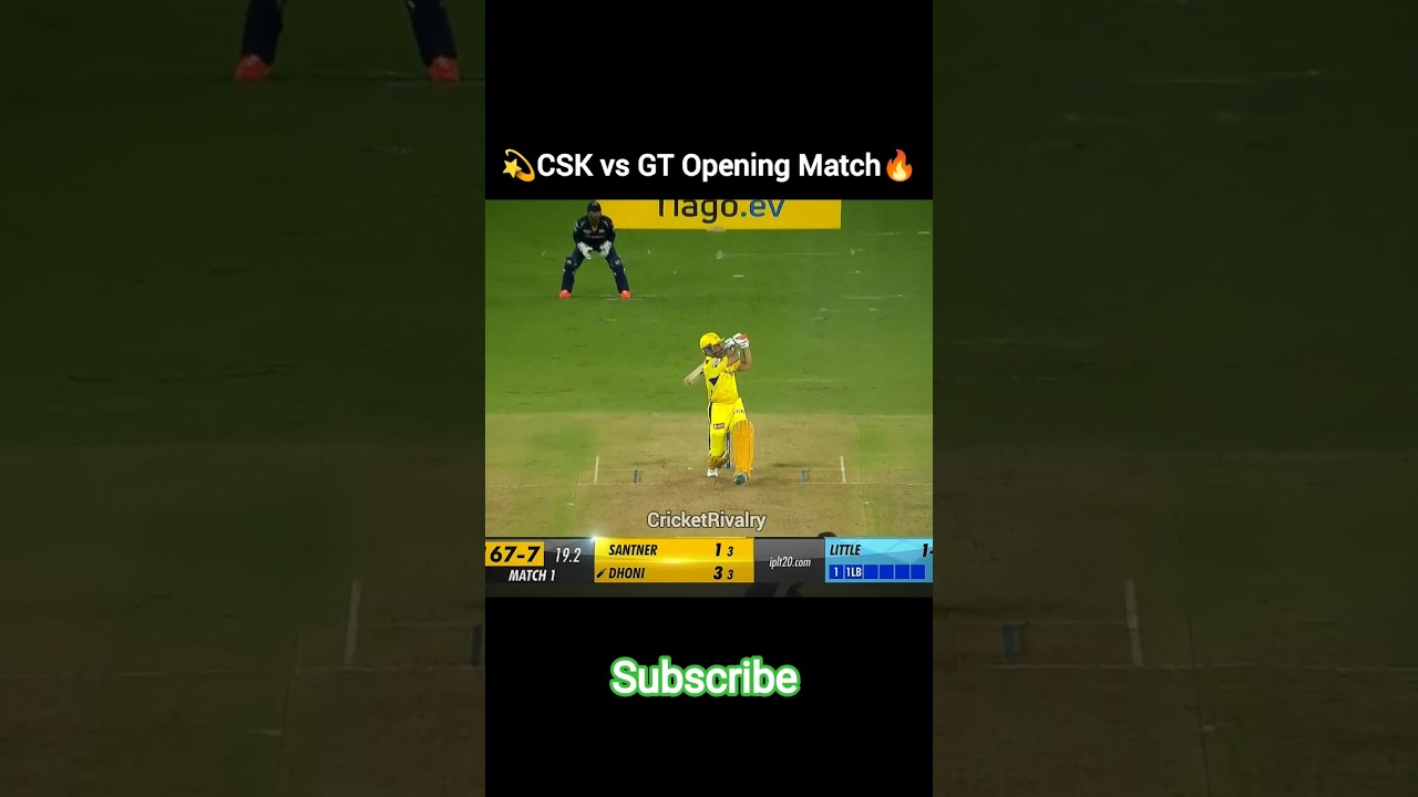 CSK vs GT ipl 2023 1st Match Highlights | 