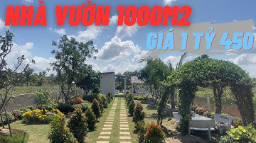 Bán nhà vườn 1000m2 điện nước đầy đủ , Toạ lạc tại Thủ Thừa Long An , Giá 1tỷ450 | Bđs Tân Trụ