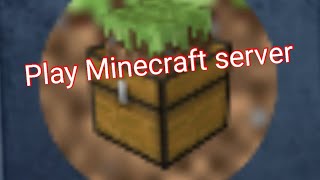 Tutorial how to play server on Mcinabox android | with gameplay!