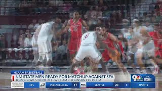 NM State men ready for road test at Stephen F. Austin