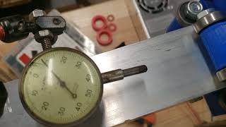 Checking repeatability of the new CNC.