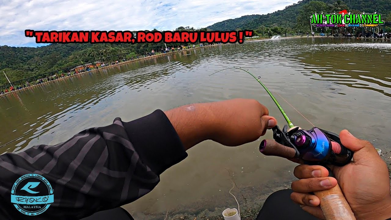 🔥TEST ROD BARU🔥 – NAIK 4 EKOR KOLAM B ❗ IKAN GANAS UBFV || VLOG 82