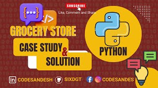 Grocery Cart System & Billing System Case Study | Python Fundamentals | CodeSandesh
