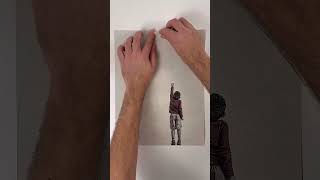 🎨 ரெண்டு Drawing-ஐ இணைத்து அசத்திய Artist! 😲 #shorts #drawing #illusionart #artist