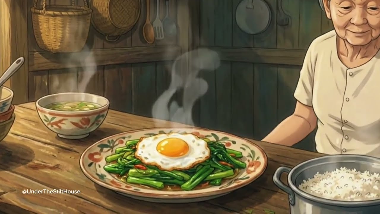 Cooking Lunch Under the Stilt House on a Slow Afternoon