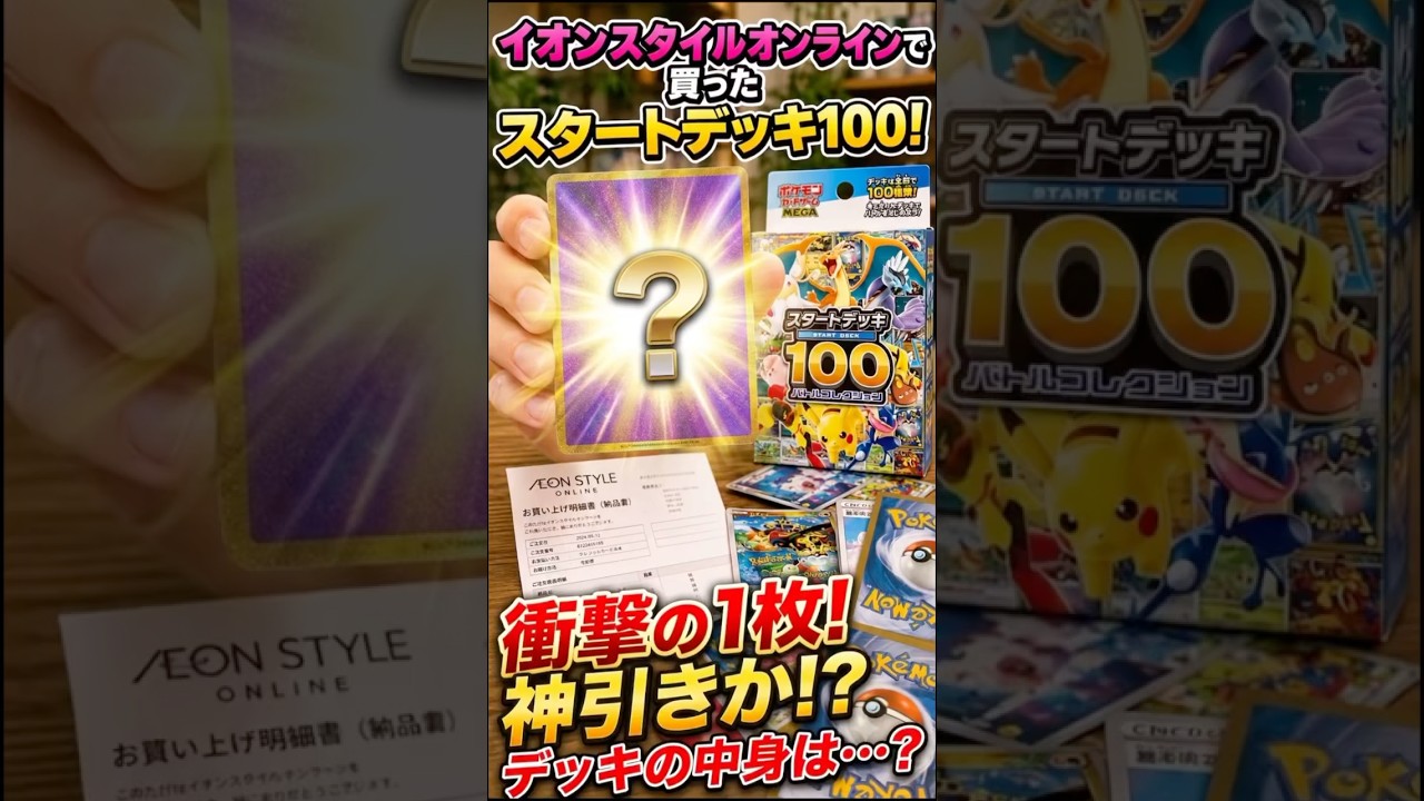 開封】イオンスタイルオンラインで買えたスタートデッキ100を開封