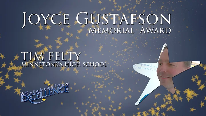 Joyce Gustafson Memorial Award: Tim Felty