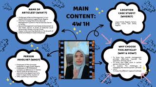 IMR652 PAIR ASSIGNMENT 1 ARTICLE REVIEW