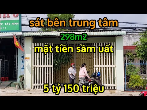 Nhà đất mặt tiền kinh doanh sầm uất 298m2 giá 5 tỷ 150 triệu