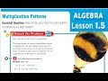 Multiplication Patterns and Mental Math Quiz