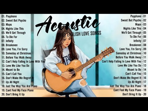 Acoustic Songs 2025 🥂 Best Chill English Acoustic Love Songs Cover 🥂 Soft Chill Acoustic Music 2025