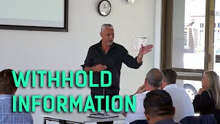 A Killer Technique to Win The Listing 🤓 Withhold Information