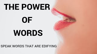 Celebrity THE POWER OF WORDS: SPEAK WORDS THAT ARE EDIFYING Net Worth