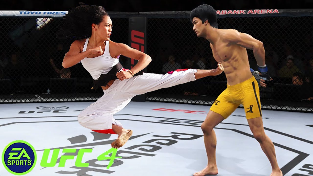 UFC4 Bruce Lee vs Bayarmaa EA Sports UFC 4 - Super Battle