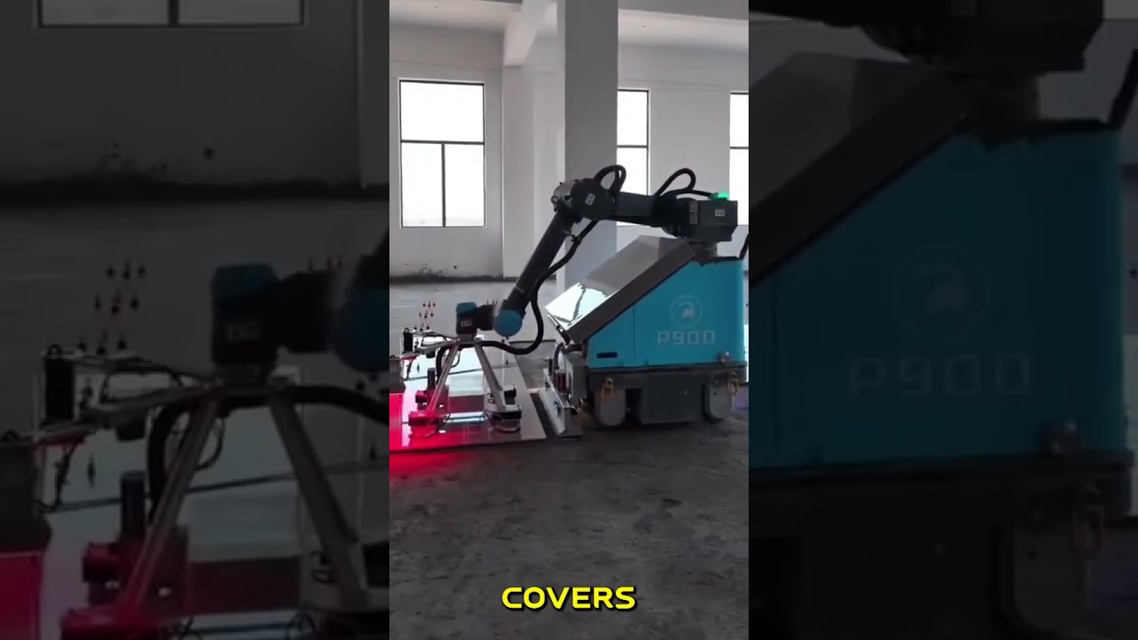 AI in Construction | Floor Tile Paving Robot P900 for Large Projects & Real Estate Pakistan