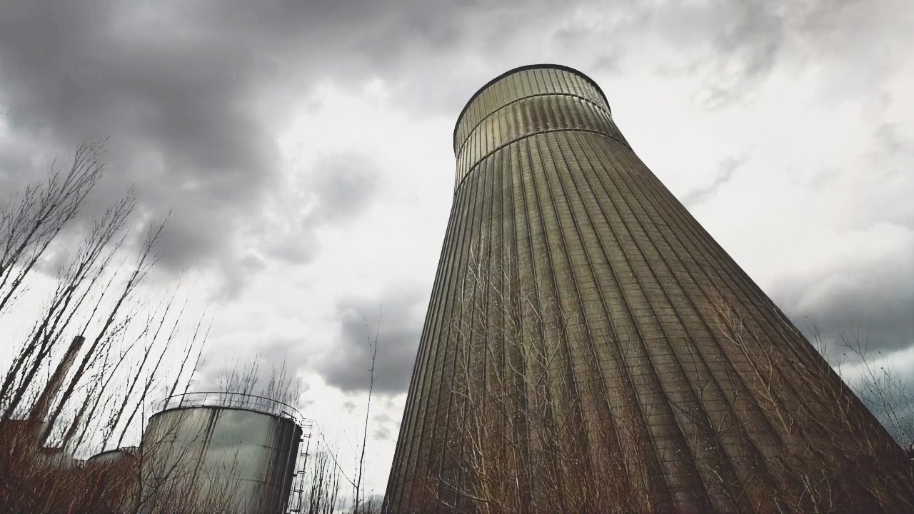 INSIDE AN ABANDONED COOLING TOWER - YouTube