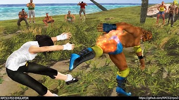 RPCS3 PS3 Emulator - Tekken Tag Tournament HD Ingame! VULKAN (8e66e71 + fbo fixes) LLVM