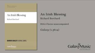 An Irish Blessing by Richard Burchard - Scrolling Score