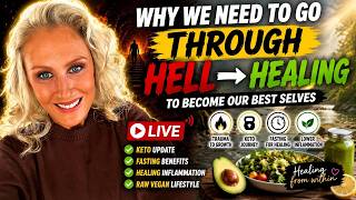 WHY WE NEED TO GO THROUGH HELL | KETO, FASTING & HEALING INFLAMMATION (LIVE) 📱