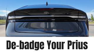 How to Remove Car Emblems | Debadging a Toyota Prius Actualización