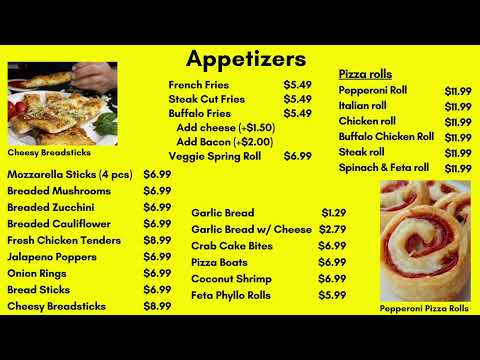 Uptown Kitchen Pizza Wings Menu