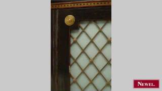 Antique Pair Of English Regency Style Ebonized 2 Grill