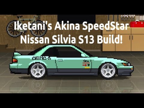 Iketani's Akina SpeedStar Nissan Silvia S13 Build in Pixel