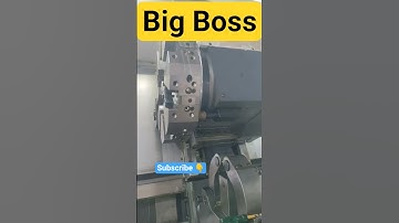 World Big Machine || Fanuc CNC Programming tutorial || #tutorial #trend #shorts #machine #tools #cnc