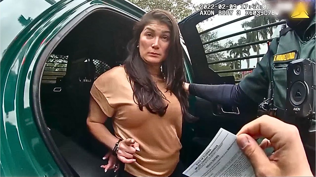 Drunk and Entitled Woman Arrested For DUI And Crash - YouTube