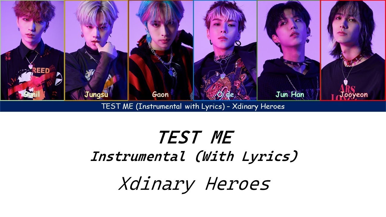 Test Me (Instrumental with Lyrics) Xdinary Heroes YouTube