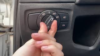 How to replace the headlight switch on a BMW 1 Series E87