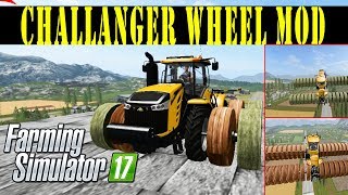Challenger Tracktor Creyz Wheel Mod & Ramp Goldcrest Valley, Farming Simulator 17 screenshot 1