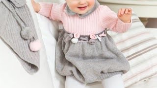 Kız bebek Yün Örgü elbise modelleri /En yeni el örgüsü çocuk elbise örnekleri #crochet