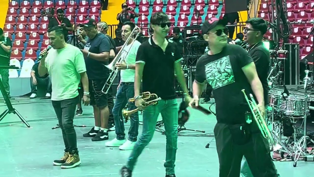 El Sándwich Banda LMF La Más Fresona En las Fiestas De octubre 2025 Prueba De Sonido 