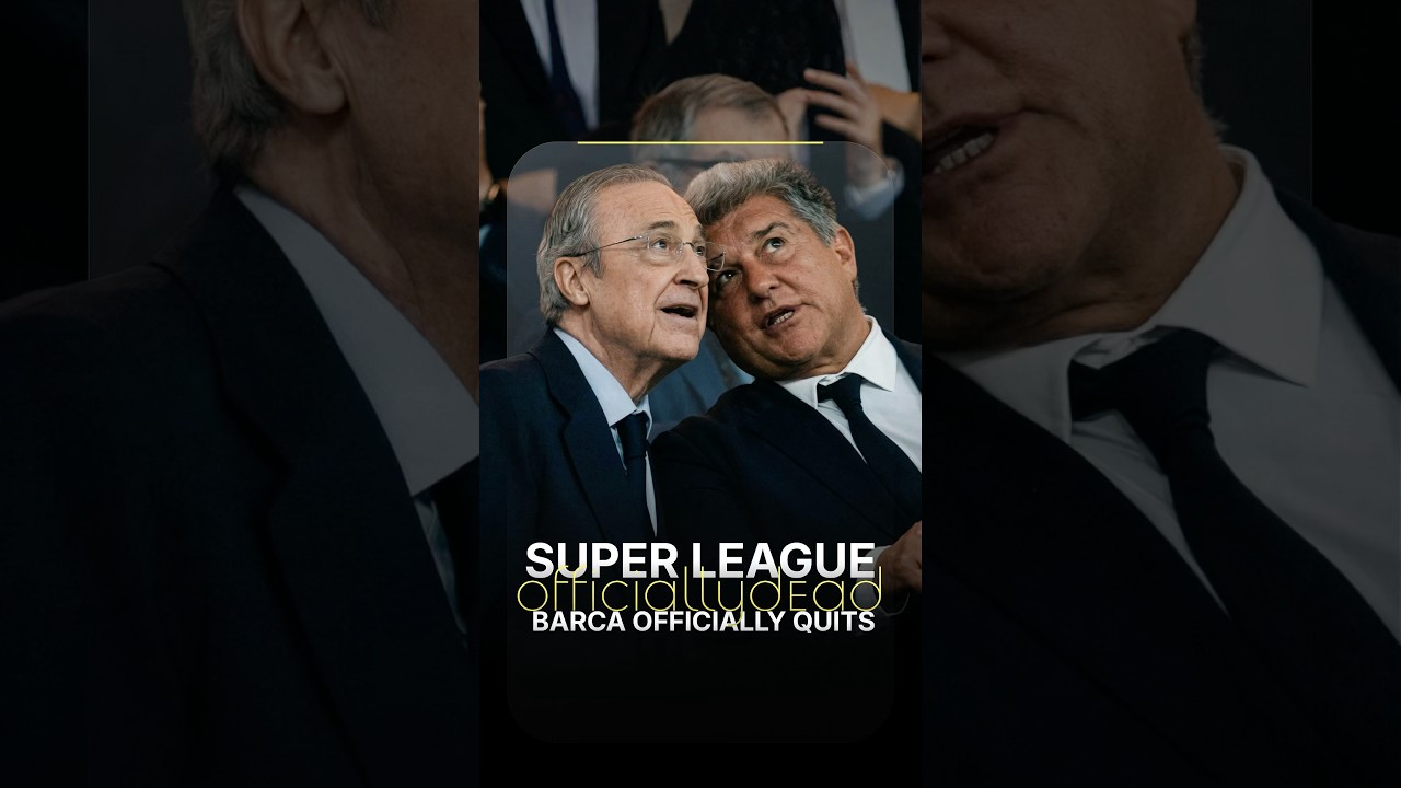 REAL MADRID LEFT ALONE! 😱 Barca Officially Quits The Super League 📉⚽️