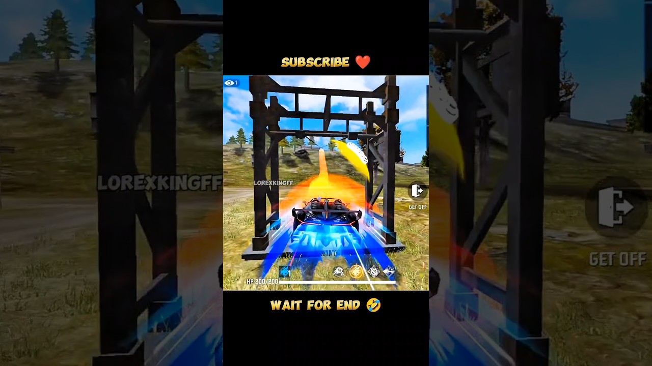 FREE FIRE LANDMINE VS CAR 