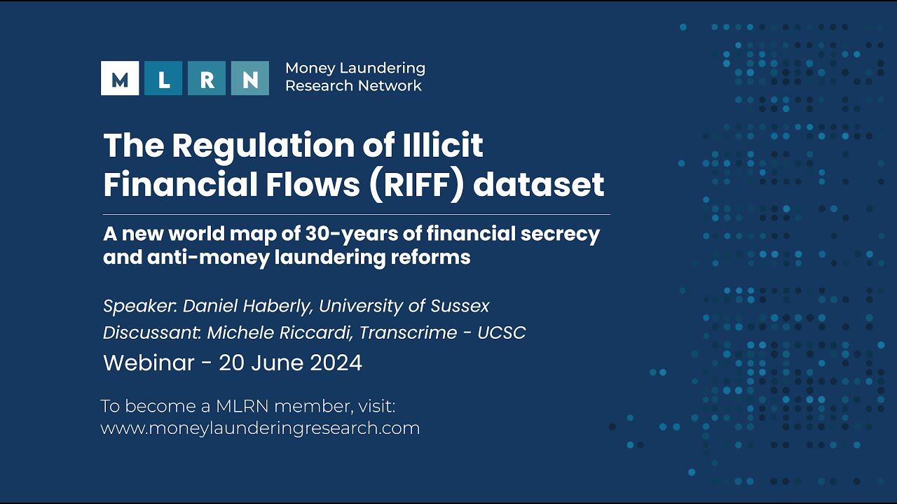 MLRN - The Regulation of Illicit Financial Flows (RIFF) dataset