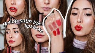 Revlon SATIN INK LIPSTICKS Review & Swatches | LIPSTICK WEEK