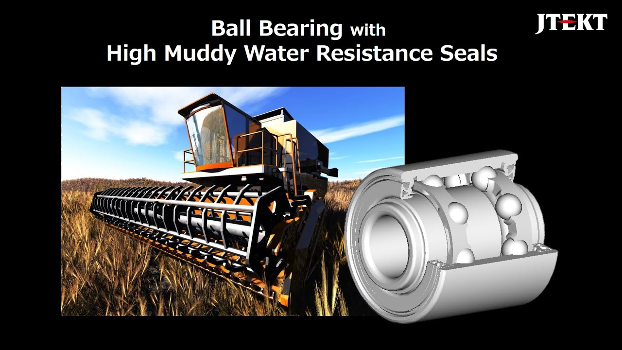 Ball Bearing with High Muddy Water Resistance Seals for agricultural machinery
