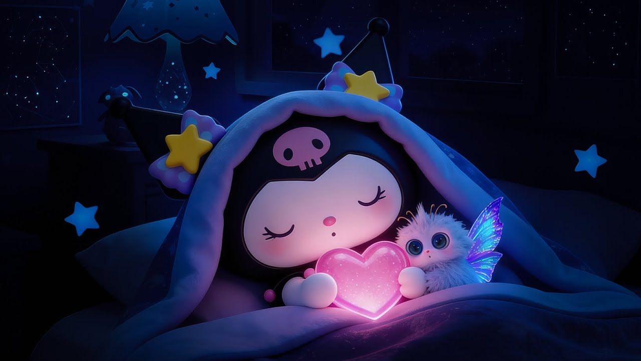 Kuromi Finally Rests 🌙 Cozy Night Music for Sweet Dreams