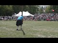 Caber Mooning at Fergus Scottish Festival