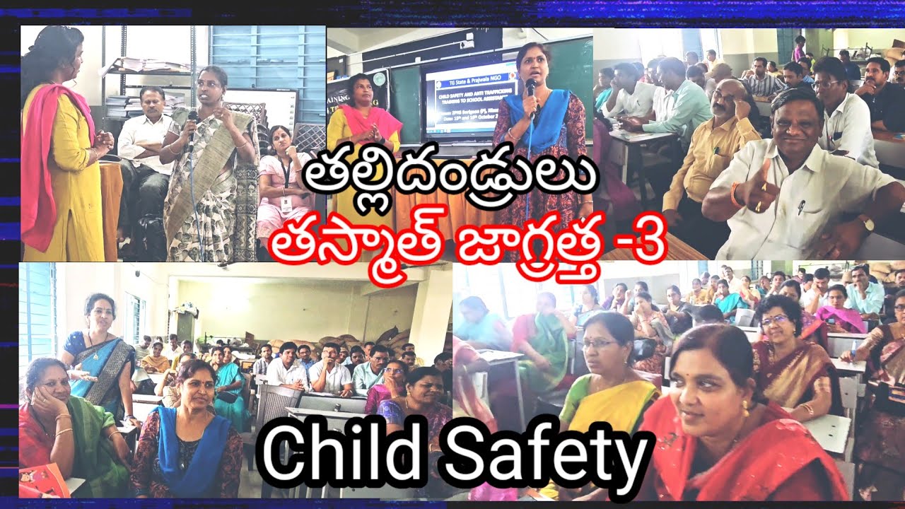 Role play (PTM)/Awareness on human trafficking &child safety