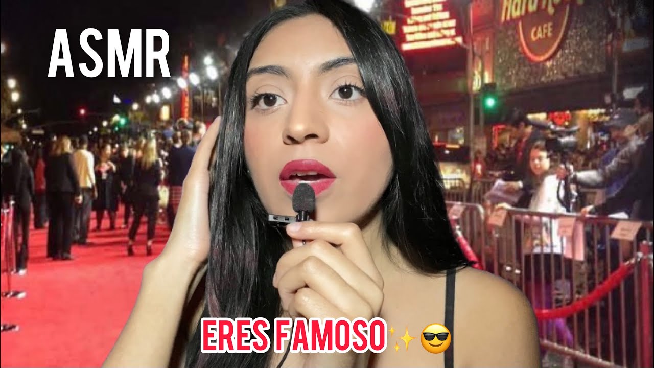 RP ERES FAMOSO Y TE ENTREVISTO 😎 | ASMR En Español 🎧✨
