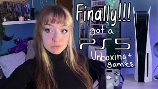 I Finally got a PS5! Unboxing + Games