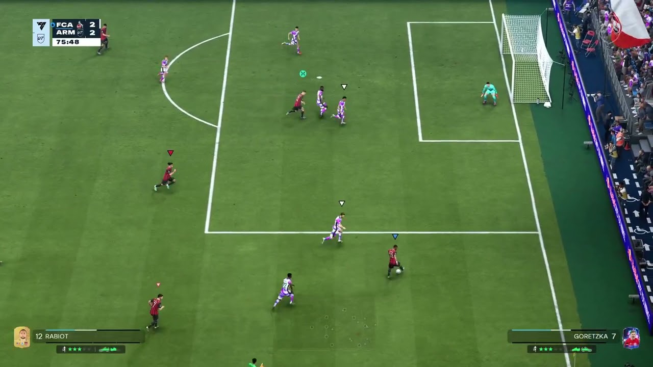 Adrien Rabiot assist to Camarda from Valdemir EAFC 26 FUT 26