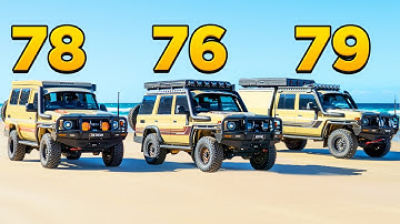 Which 4WD Wins? Toyota Land Cruiser 70 Series Compared! S8E6