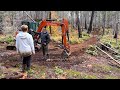 Clearing A Quad Trail and Finding An Old Logging Road!!!