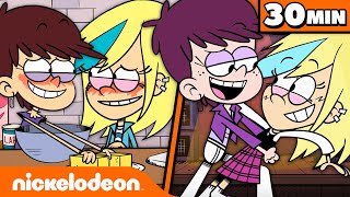 30 MINUTES with Luna & Sam ️‍ | The Loud House | Nickelodeon Cartoon Universe