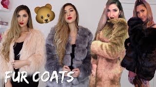 bubble coat faux fur